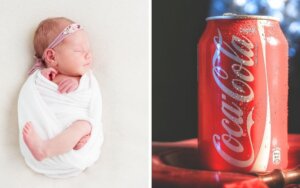 Premature baby born weighing less than a can of coke